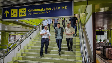 Seskab dan Menhub Tinjau Kesiapan Stasiun Gambir Hadapi Arus Mudik Lebaran